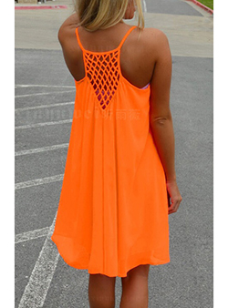 Florescent Slip Dress - Loose Cut / Short Length